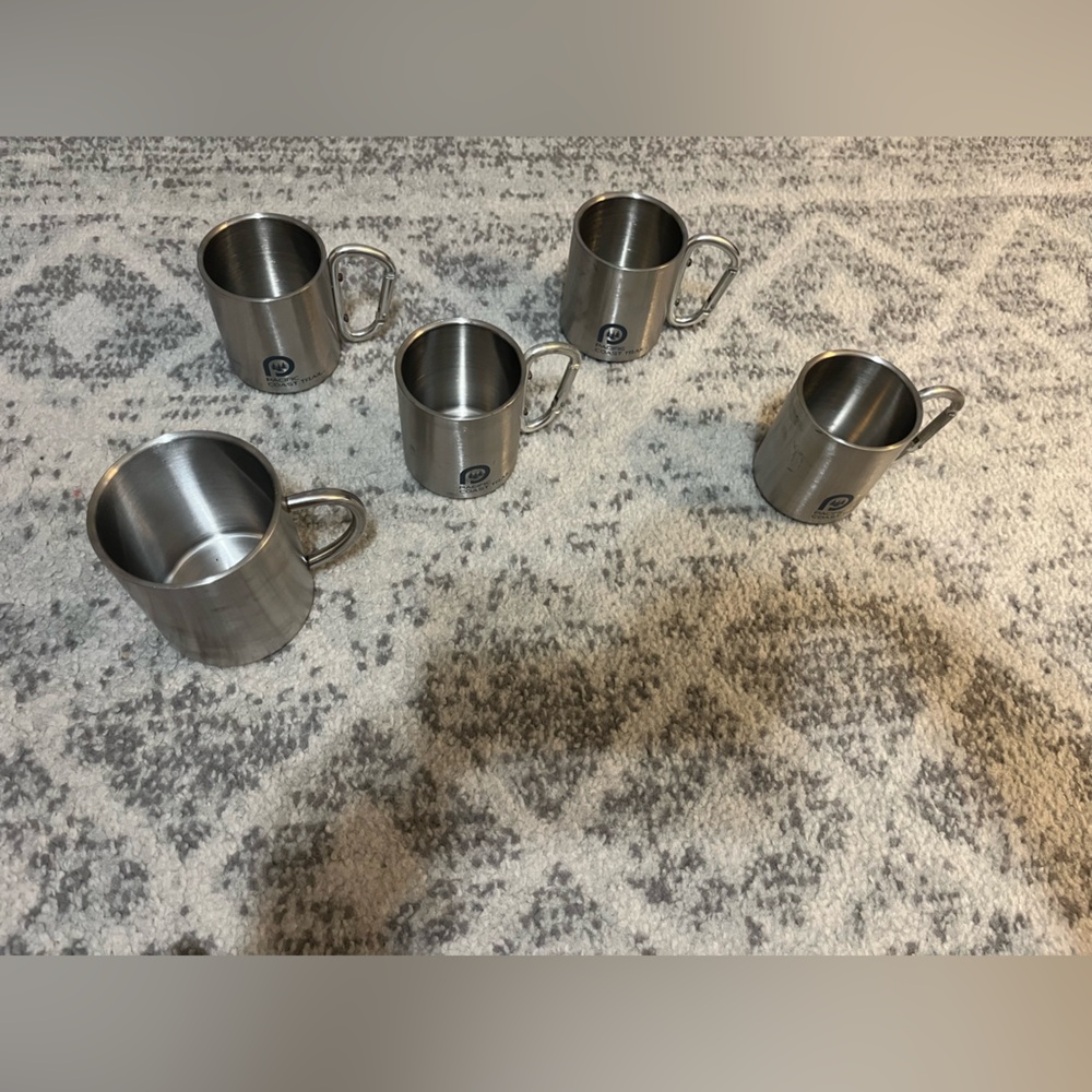 Stainless Steel Mug Set